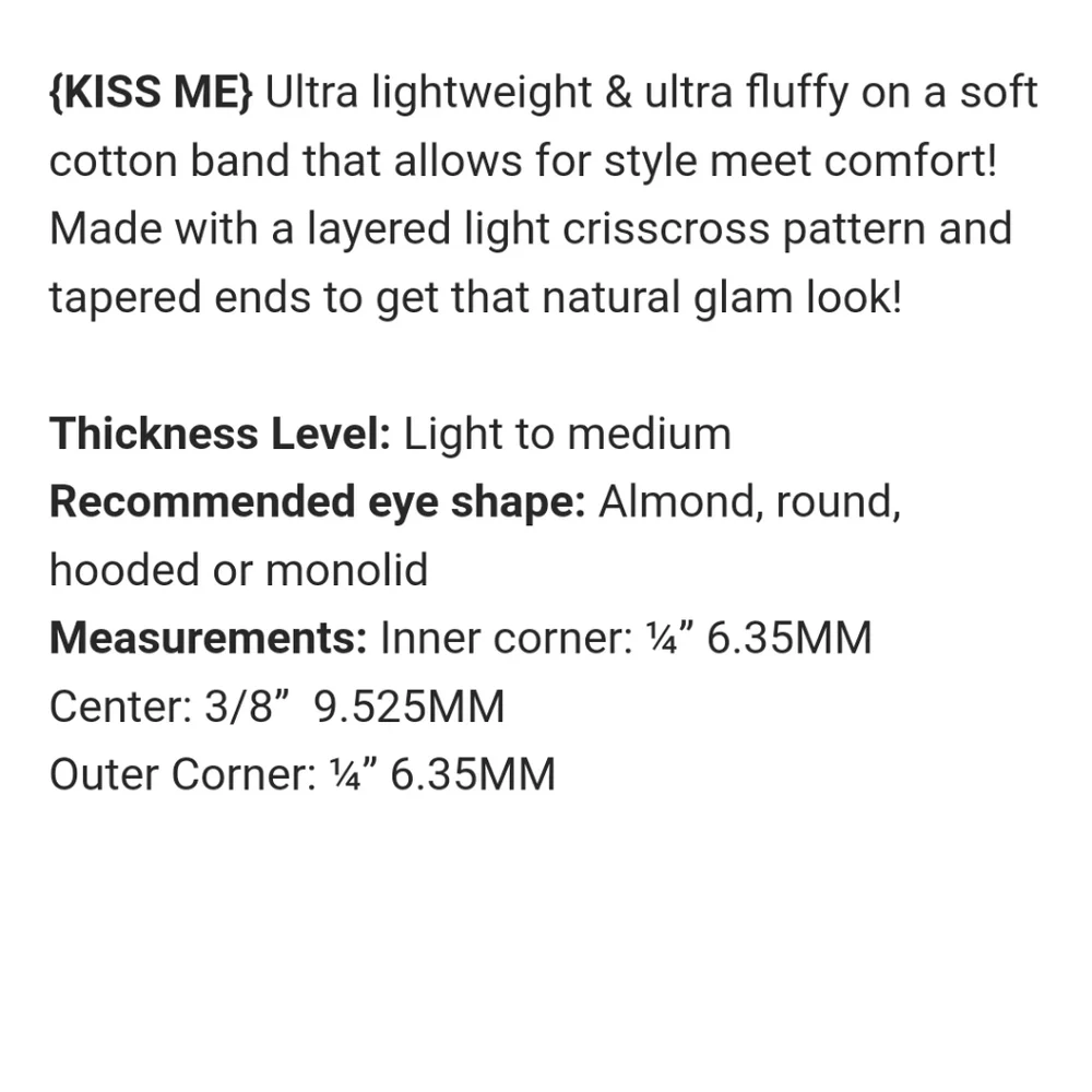 🆕 Lashaholic Luxury Lashes (Kiss Me)